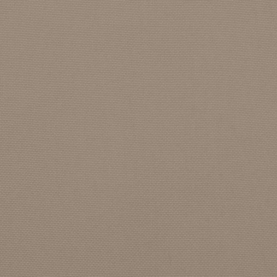 vidaXL Poduszka na ławkę ogrodową, taupe, 100x50x7 cm, tkanina
