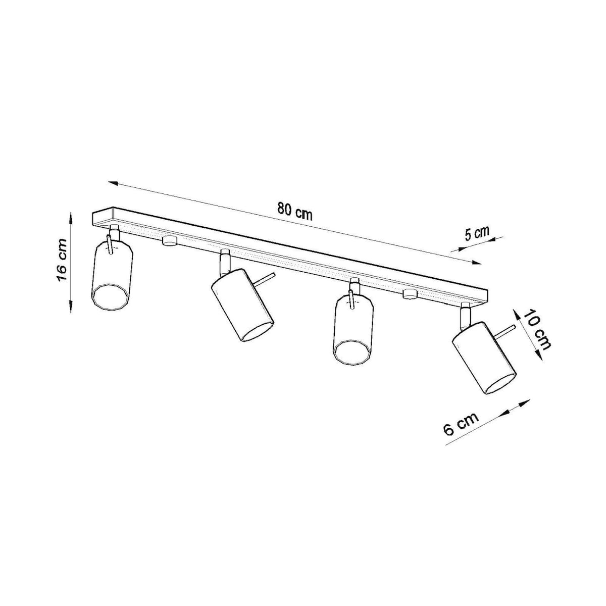 Plafon RING 4L ultramaryna
