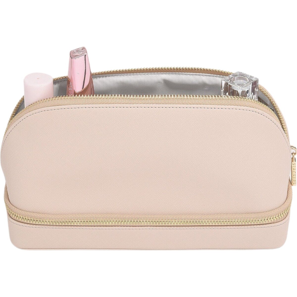 Kosmetyczka Stackers różowa z miejscem na biżuterię