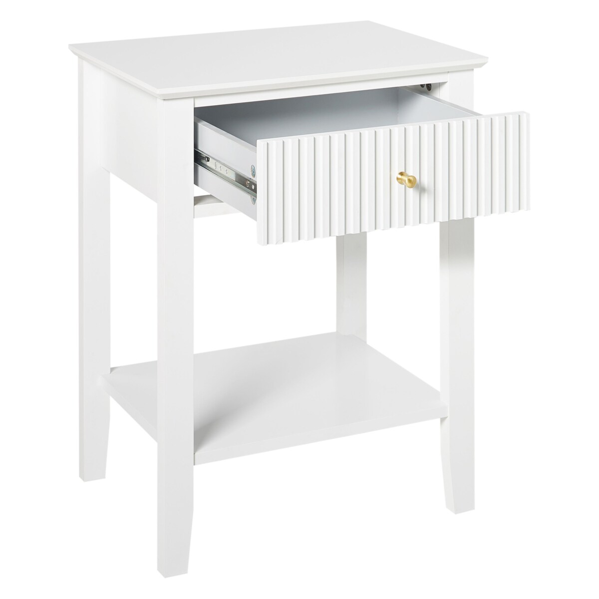 Szafka nocna 1 szuflada Biały ASSISI