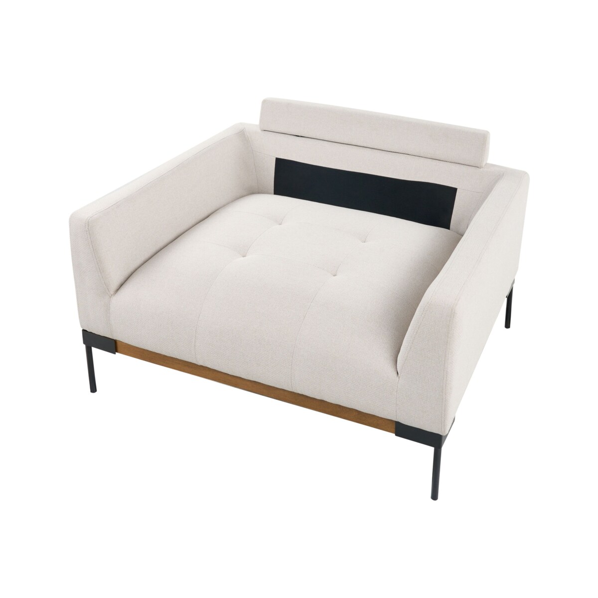 Fotel SKAVEN Jasnobeżowy