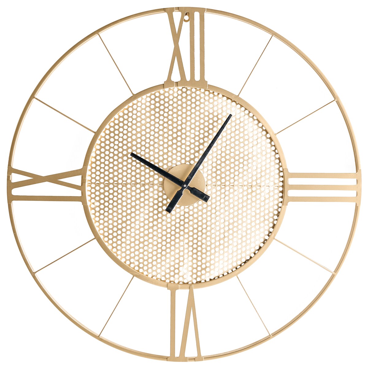 Zegar ścienny BLAMERE 80 cm Metal Złoty