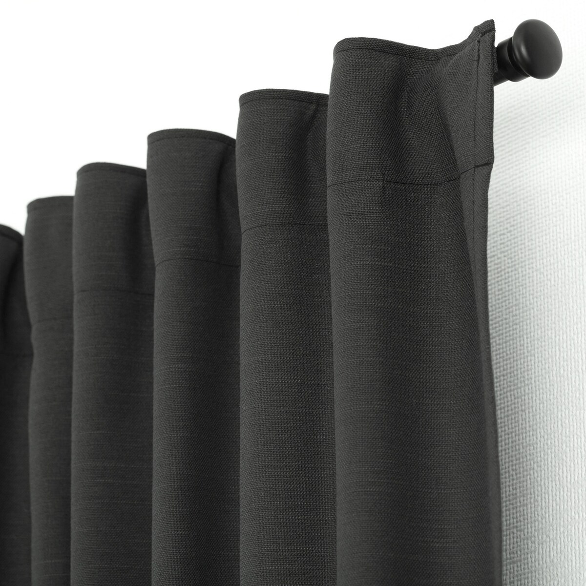 Zasłona BASIC na taśmie marszczącej 140x300 cm grafitowozielony 1 szt. 140x300 szary-czarny