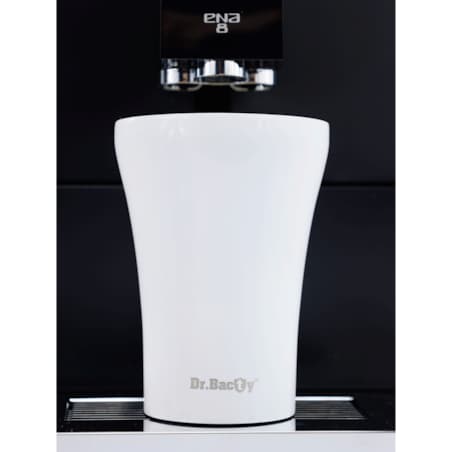 Kubek termiczny do kawy z powłoką ceramiczną Dr.Bacty Apollo - 227 ml - biały