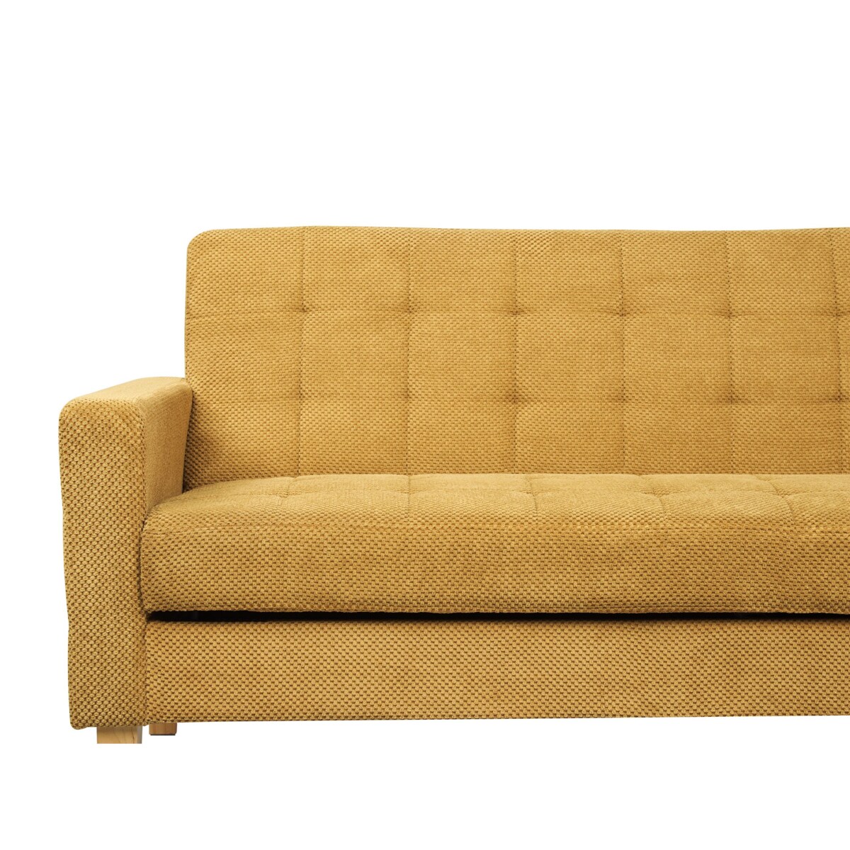 Sofa rozkładana żółta VEHKOO