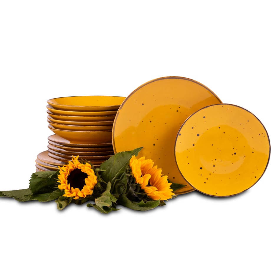 Konsimo ALUMINA Serwis obiadowy 6os. (18el.)