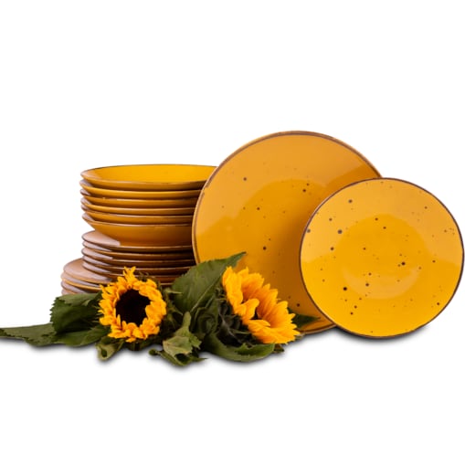 Konsimo ALUMINA Serwis obiadowy 6os. (18el.)