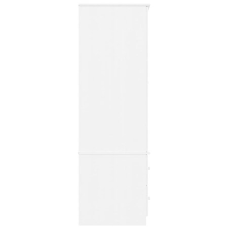 vidaXL Szafa ALTA, biała, 90x55x170 cm, lite drewno sosnowe