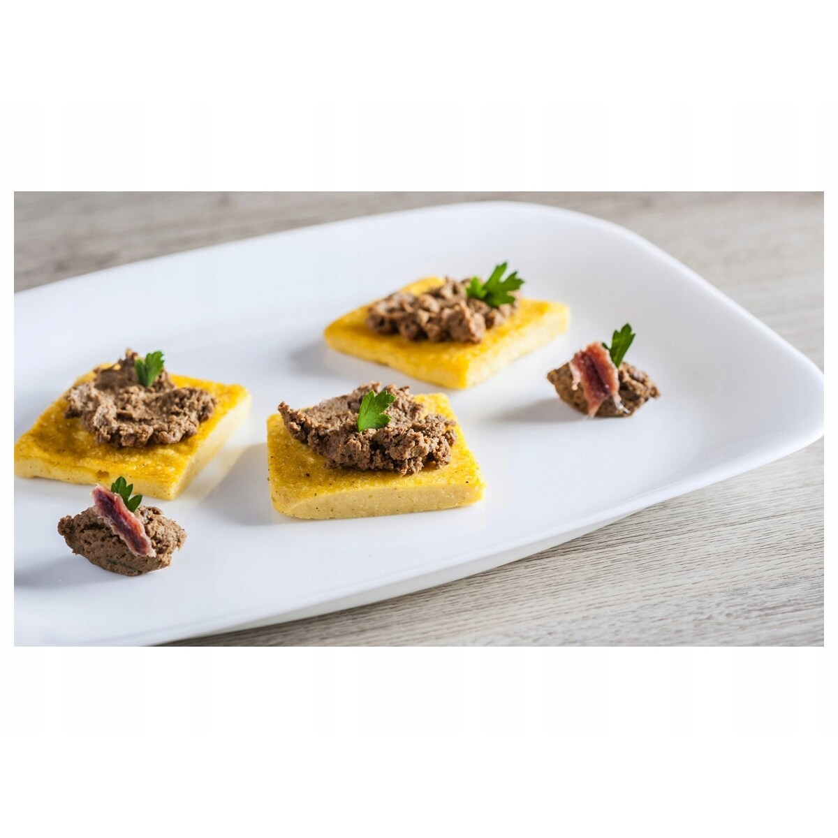 bormioli parma PÓŁMISEK talerz duży biały owalny na jedzenie przekąski ser