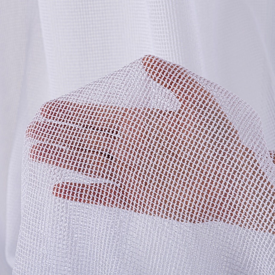 Firana na taśmie 300x245 biały