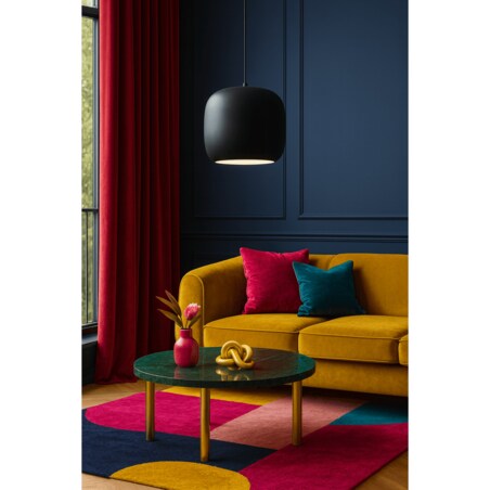 LAMPA WISZĄCA ALUMINIOWA ORIONIS XL CZARNA