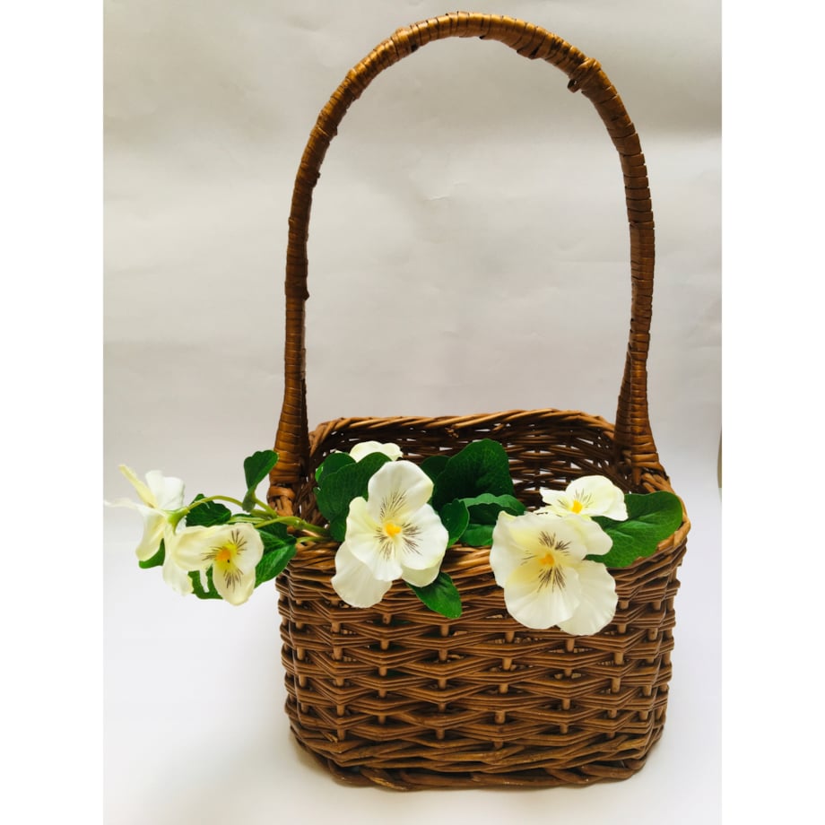 BRATKI kwiaty sztuczne NA DEKORACJE koszyka doniczki Wielkanoc stroik 3 szt