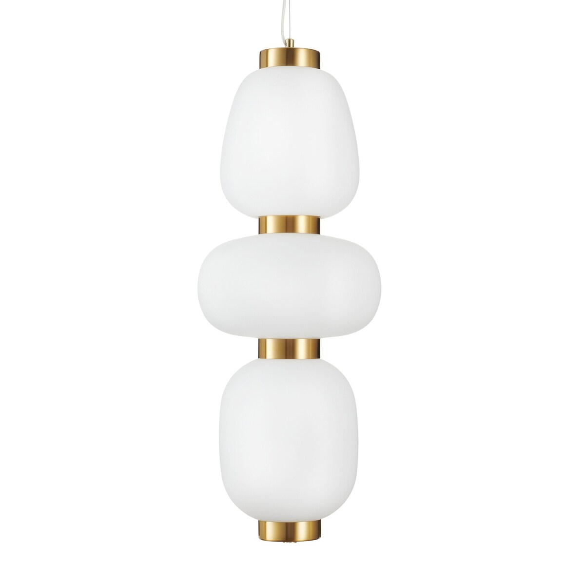 Lampa wisząca BRILLA-3 LED złota 23 cm