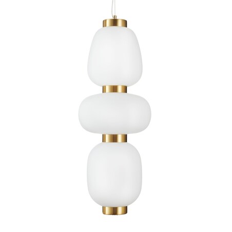 Lampa wisząca BRILLA-3 LED złota 23 cm