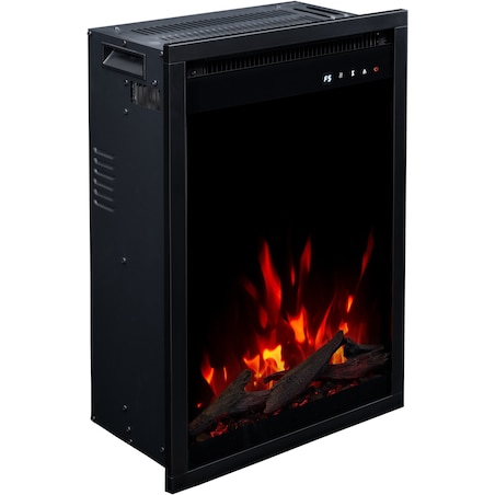 Wkład elektryczny AFLAMO 3D - do zabudowy - 40x60x20 cm - kominek LED z funkcją grzania 750/1500 W