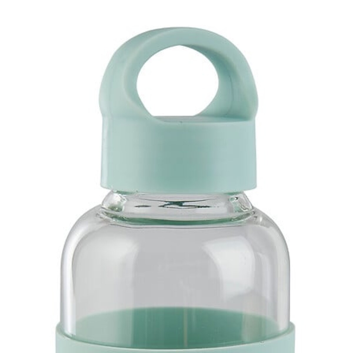 Butelka szklana z pokrowcem MIĘTOWA