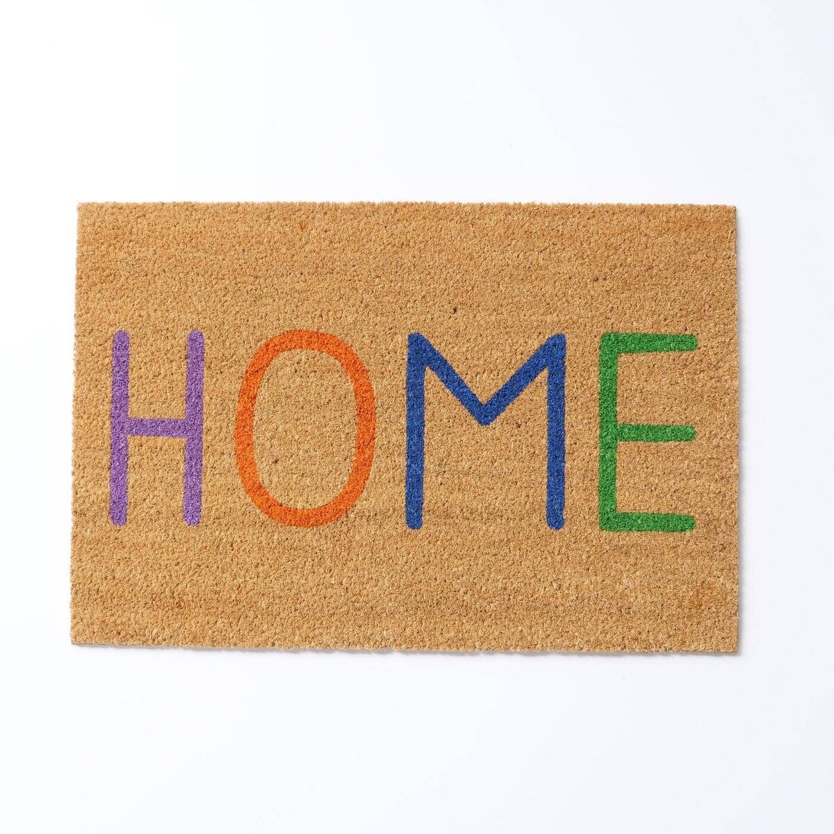 Wycieraczka pod drzwi natural z napisem HOME, 60 x 40 cm