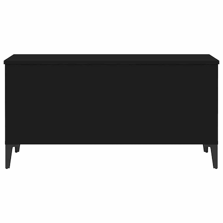 vidaXL Stolik kawowy, czarny, 90x44,5x45 cm, materiał drewnopochodny