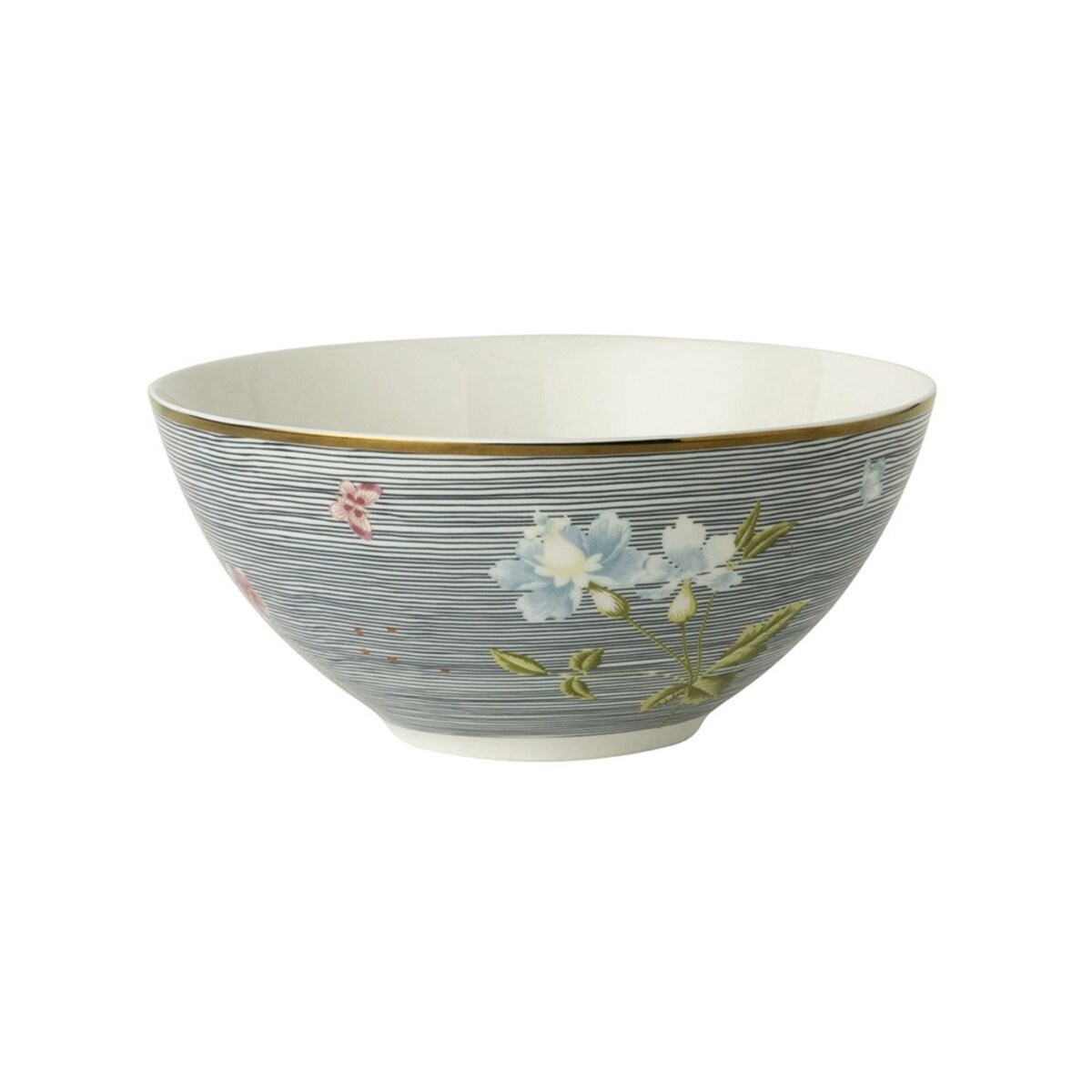 Laura Ashley Heritage 16cm miseczka porcelanowa 0,8 l W180472MISECZKA16LAURAASHLEYHERITAGEMIDNIGHTPINSTRIPE