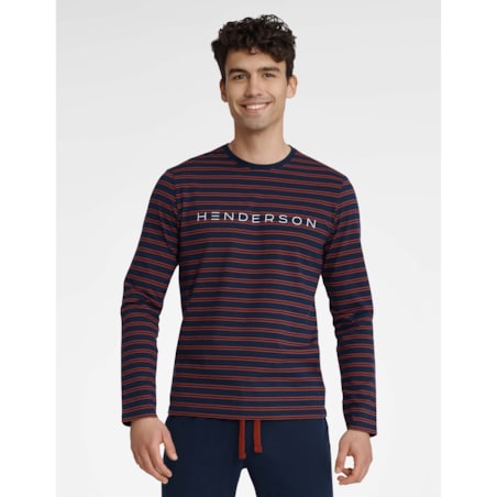 Piżama Umbra 40959-59X Granatowa Granatowy, XXL