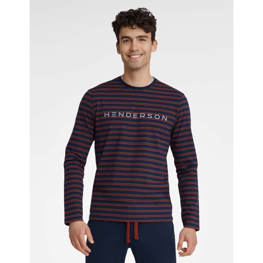 Piżama Umbra 40959-59X Granatowa Granatowy, XXL