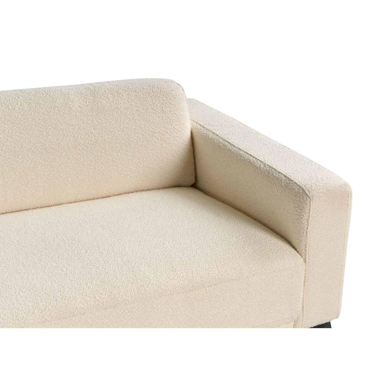 Sofa 3-osobowa boucle złamana biel ANGE