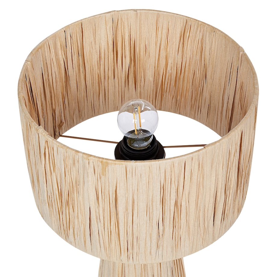 Lampa stołowa WELMEL Plecionka Naturalny