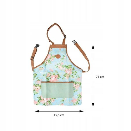 Fartuch Ogrodniczy Damski do Pracy w Ogrodzie Róże