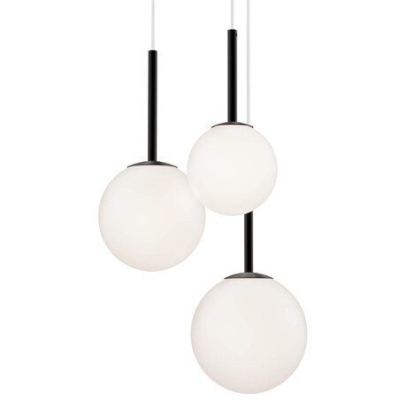 Potrójna lampa wisząca Basic Form MOD321PL-03B zwisy czarne
