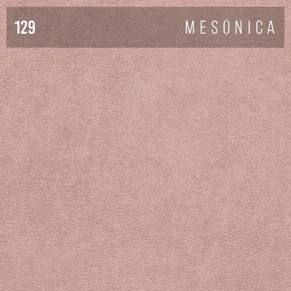 Melow 3-osobowa rozkładana sofa - różowa