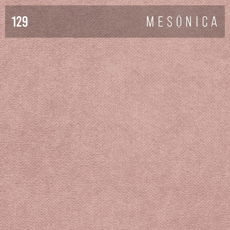 Melow 3-osobowa rozkładana sofa - różowa