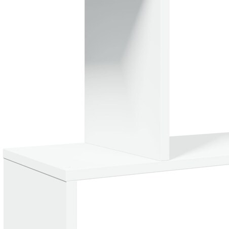 vidaXL Regał na książki z 4 poziomami, biały, 70x24x129 cm, drewno konstrukcyjne