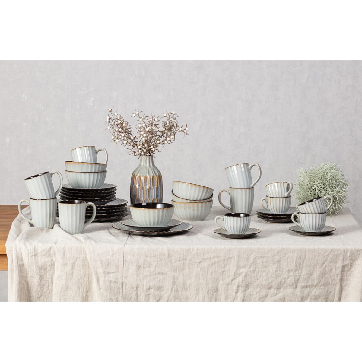 EVIE GREY Talerz deserowy 20xh2cm