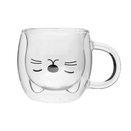 Szklanka filiżanka do kawy herbaty z podwójnego szkła 250ml KAMILLE