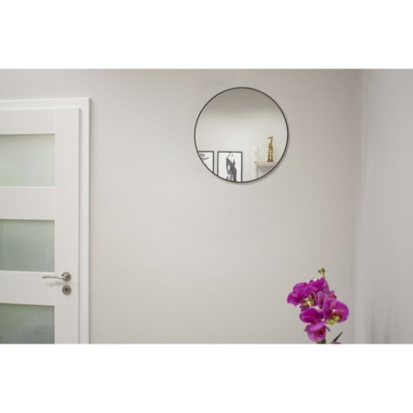 Lustro 40 Cm Czarna Rama