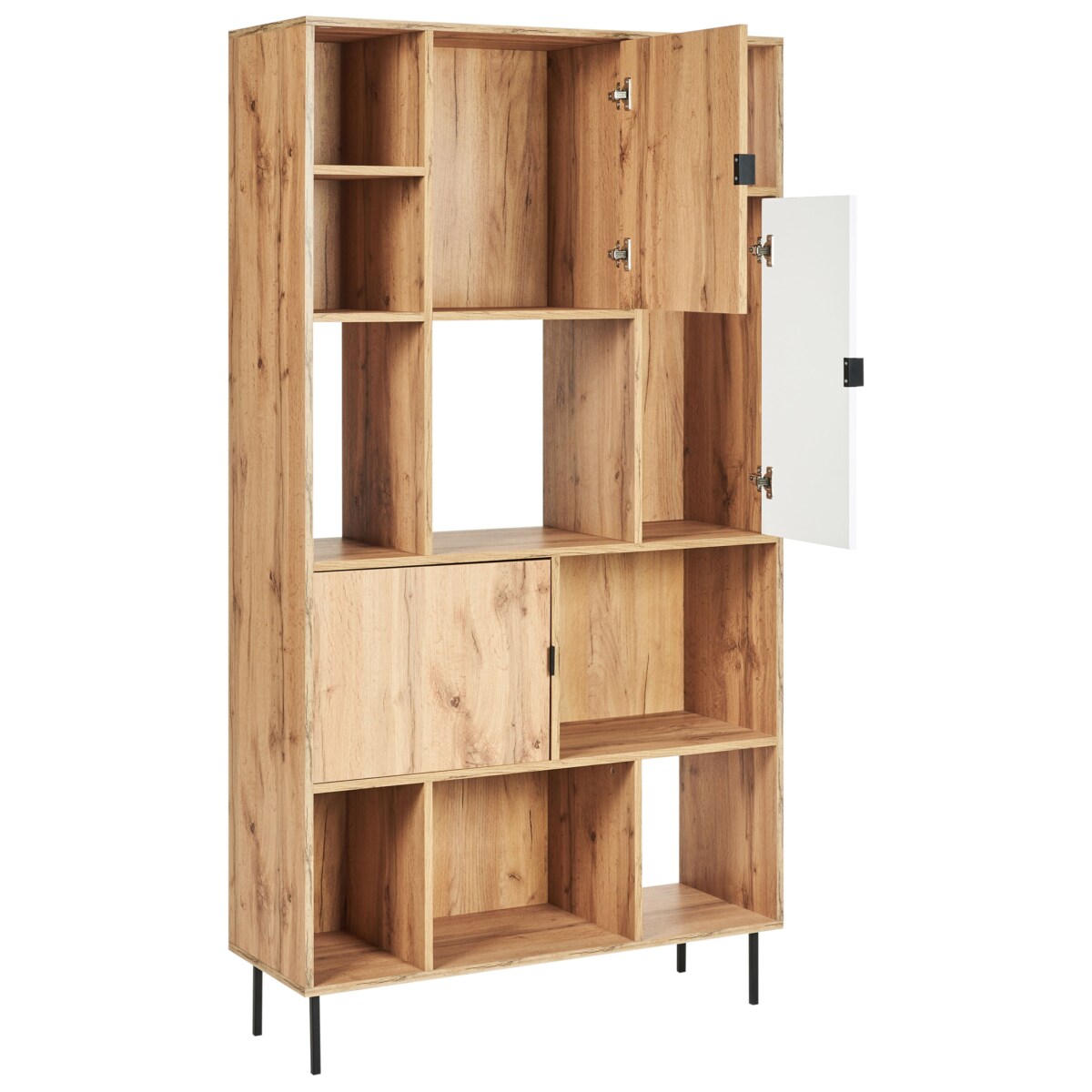 Regał 5 półek AMOS Jasne drewno