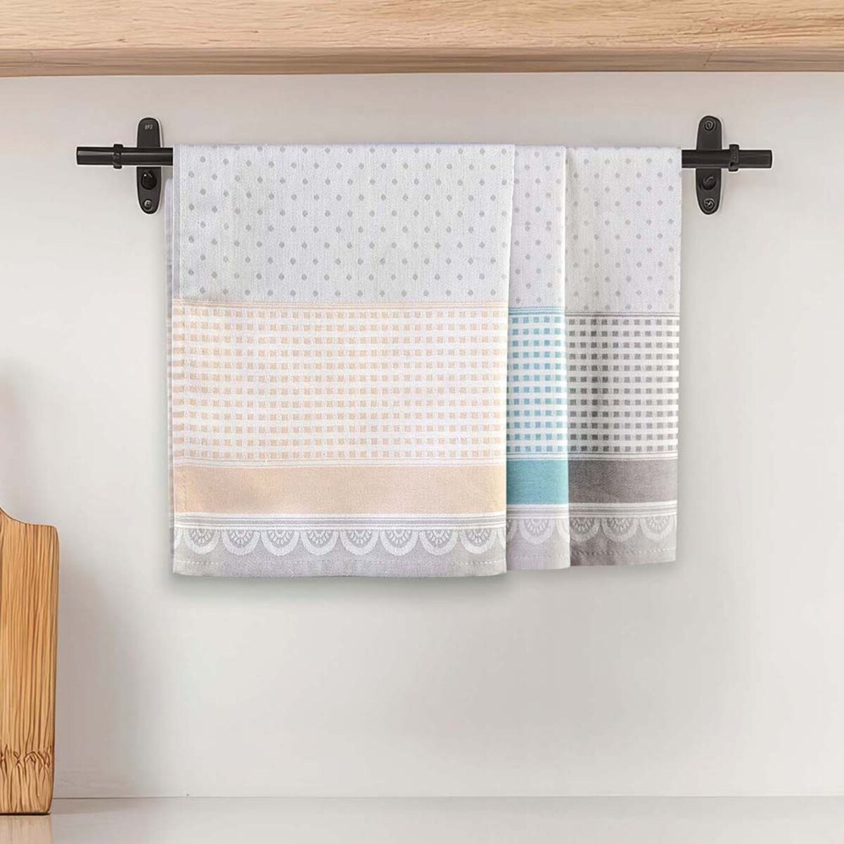 Ścierka bawełniana kuchenna 50x70 Zefirek jasno szara