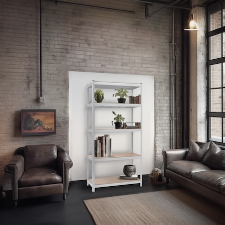 Regał loftowy Humberg HR-847, 180 x 90 x 40 cm