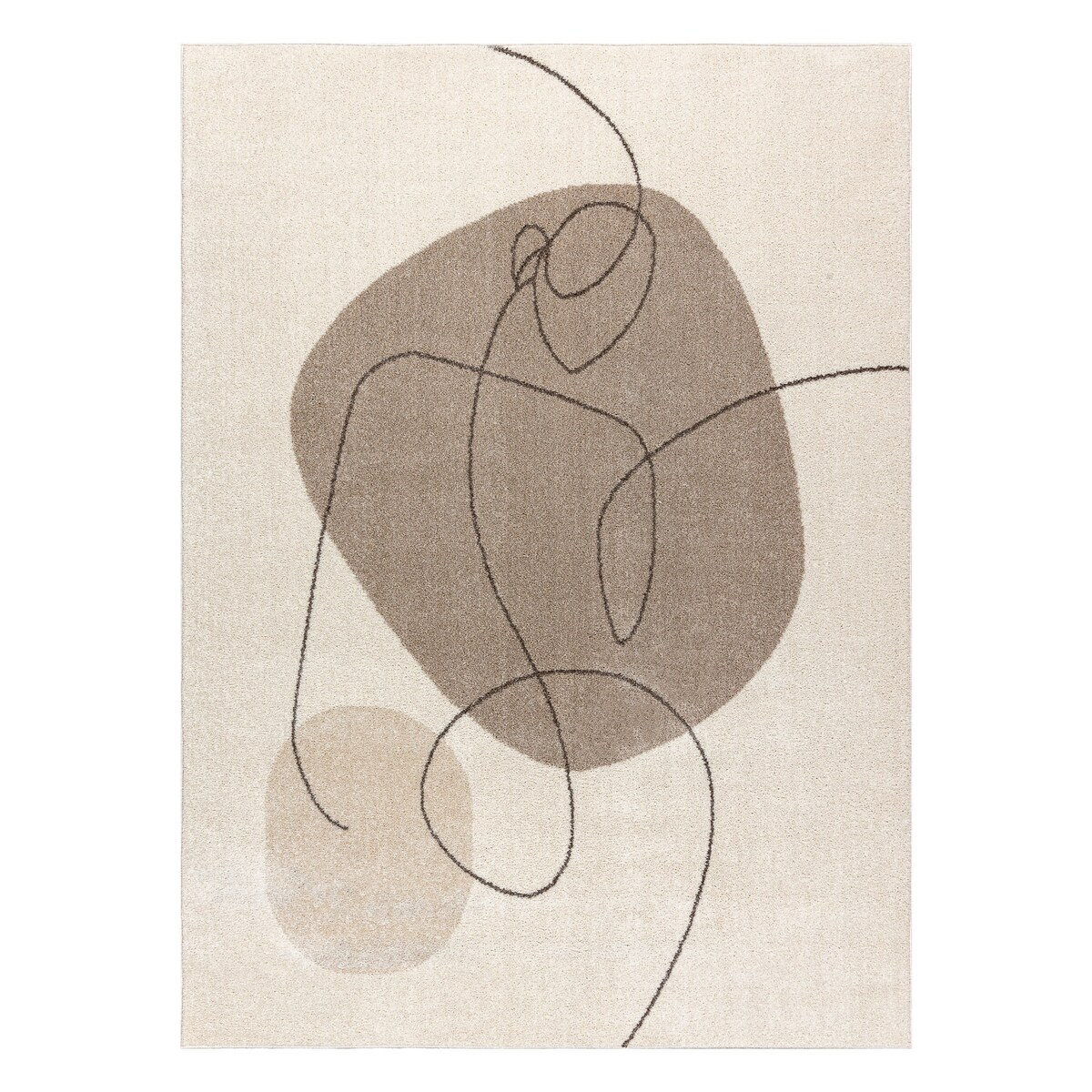 Dywan FUSION 8299 krem / beż - Geometryczny, 80x150 cm