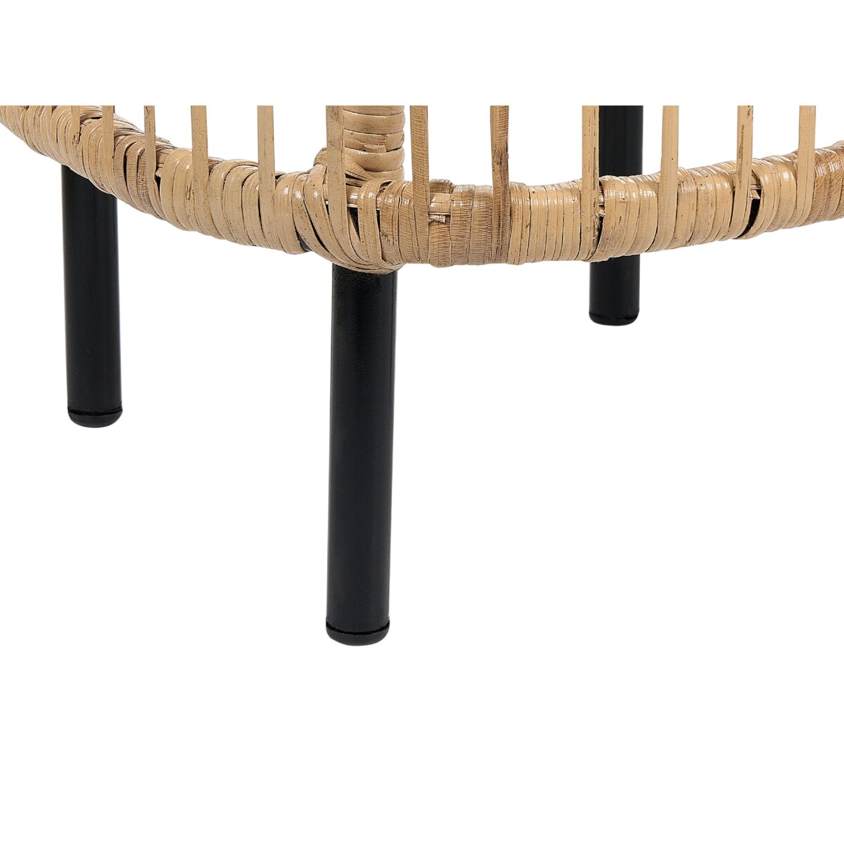 Stolik ogrodowy rattanowy 67 x 67 cm naturalny CESANTICO