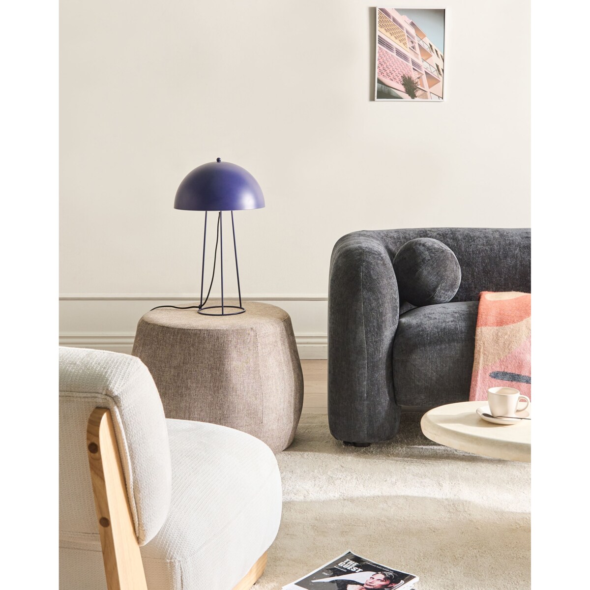 Lampa stołowa MOPAN Metal Niebieski