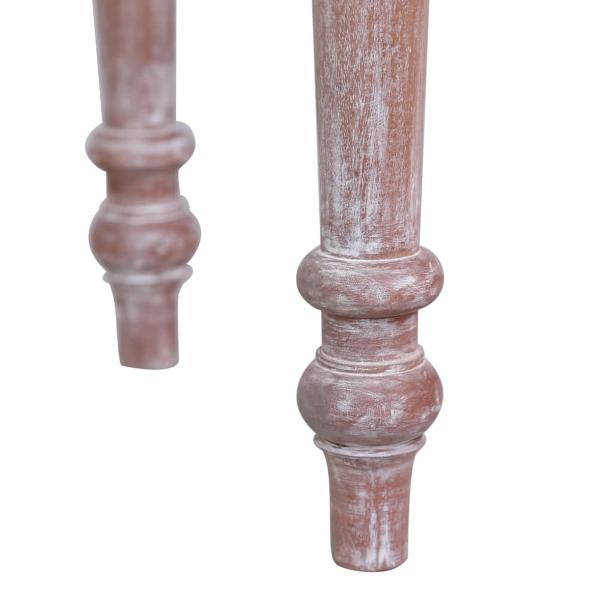 vidaXL Biurko, 115x50x78 cm, lite drewno mahoniowe