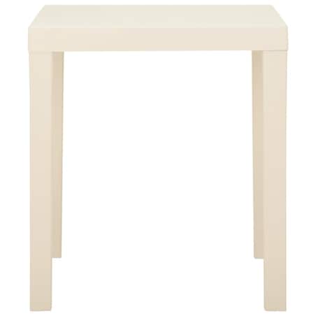 vidaXL Stolik ogrodowy, biały, 79 x 65 x 72 cm, plastikowy