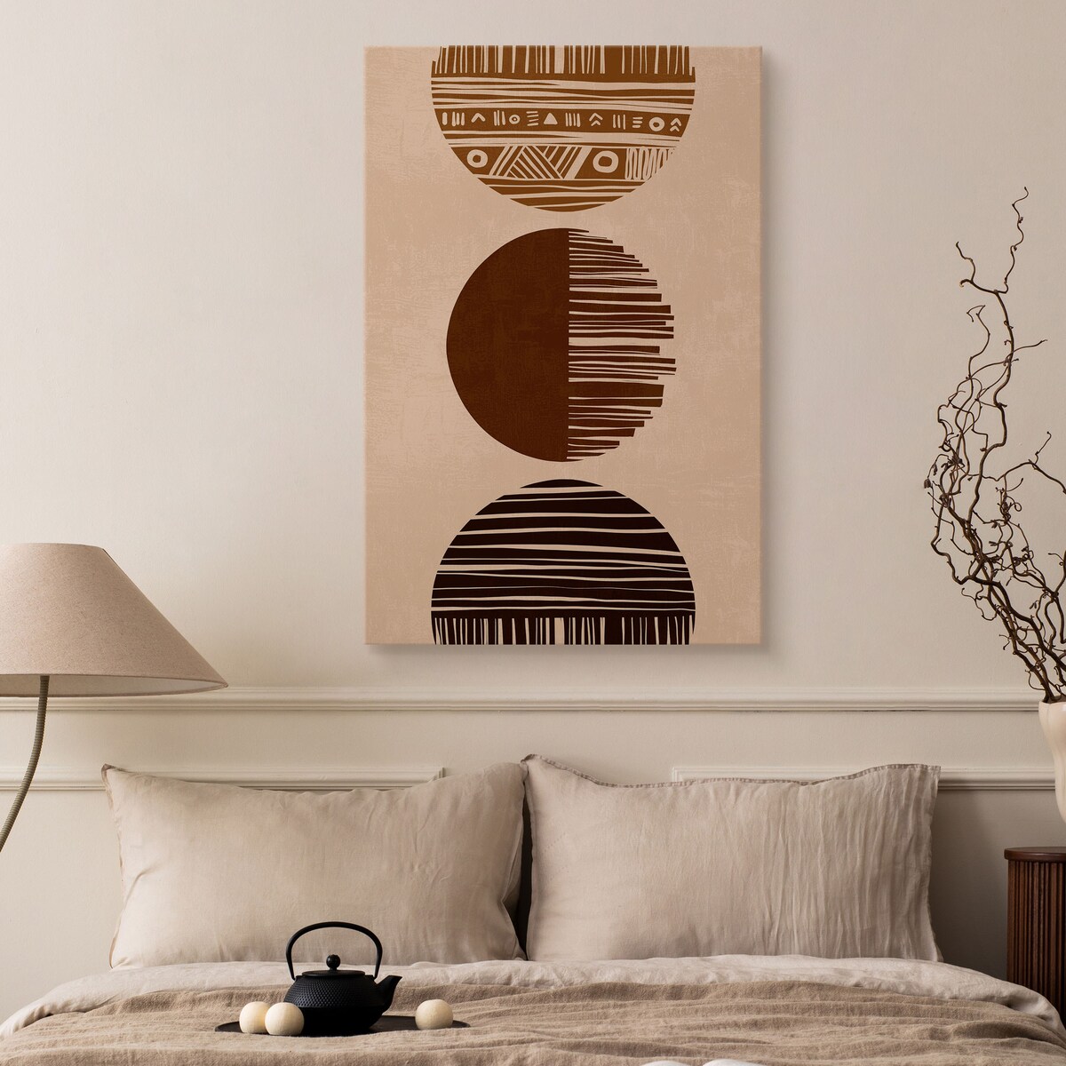 Obraz Azteckie Okręgi Boho 30x40cm