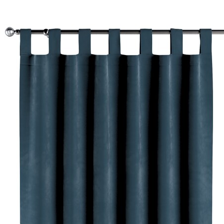 Zasłona na szelkach 1 szt. 130x260 pruski błękit