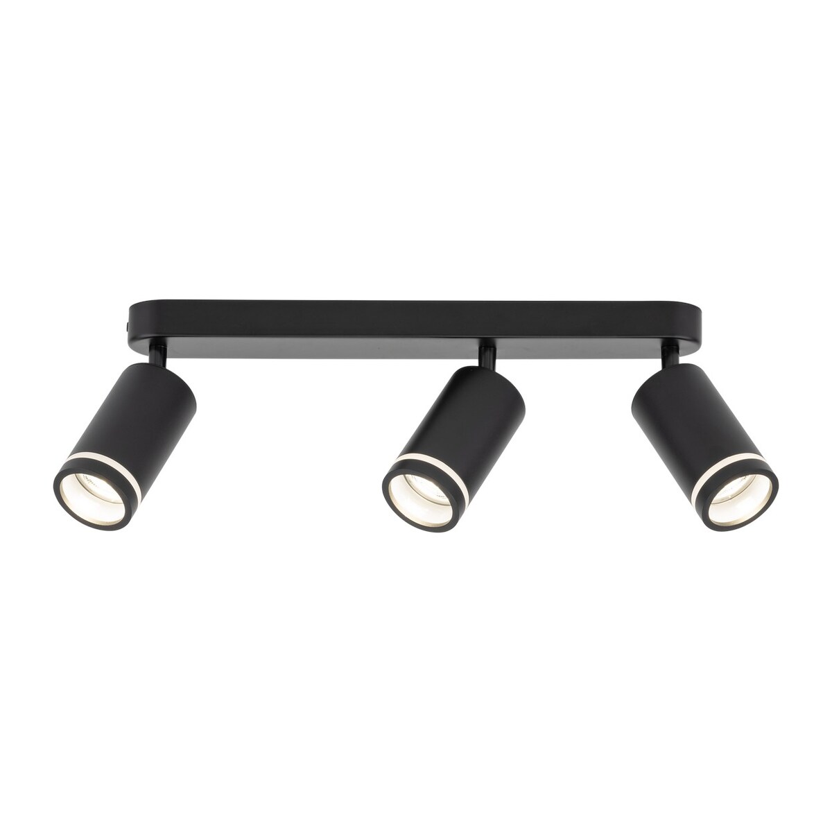 Lampa sufitowa reflektor JET BLACK 6914 TK Lighting czarna listwa 3xGU10 regulowane spoty LED do salonu kuchni