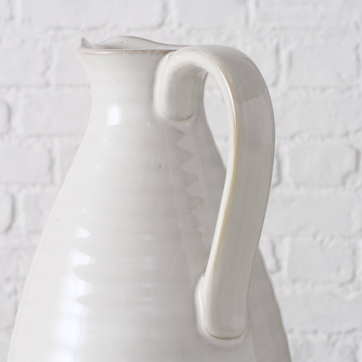 Biały dzbanek Tromona, Ø 16 cm