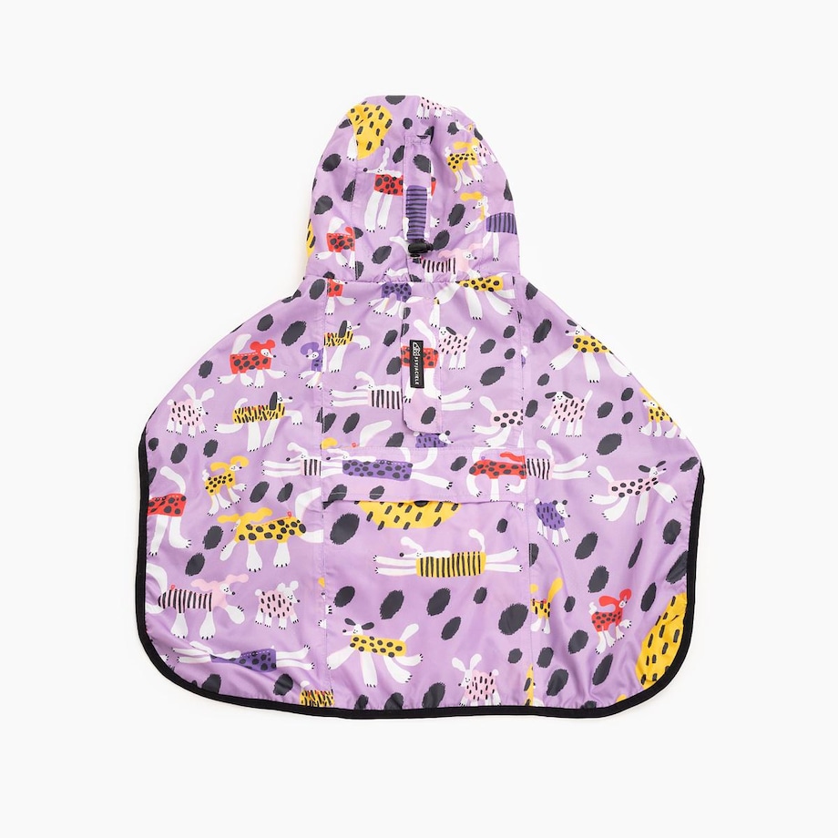 Płaszcz przeciwdeszczowy dla psa Pieski Floreski - Rozmiar: XS