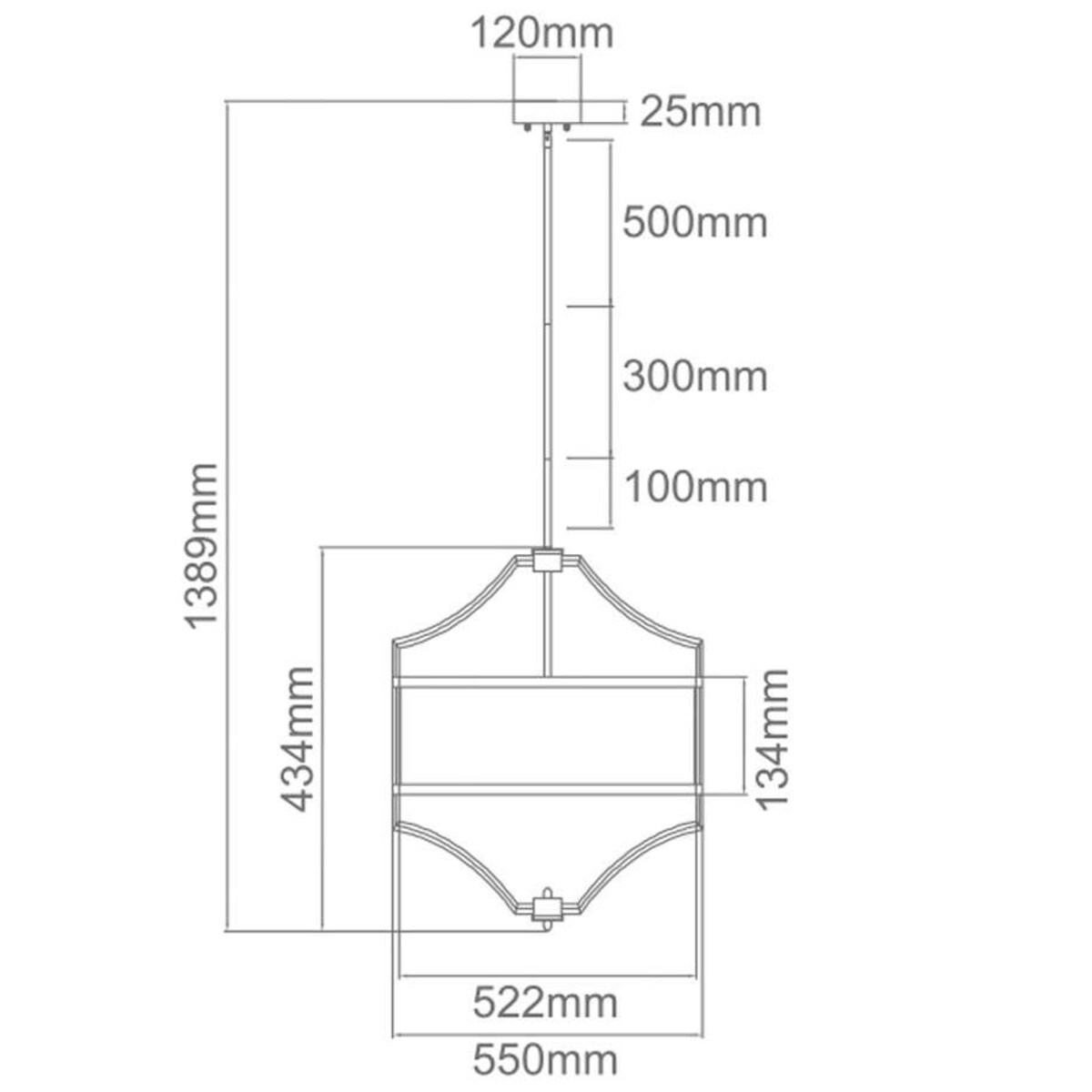 LAMPA okrągła Stesso Old Gold M Orlicki Design wisząca OPRAWA w stylu klasycznym abażurowa kremowa złota