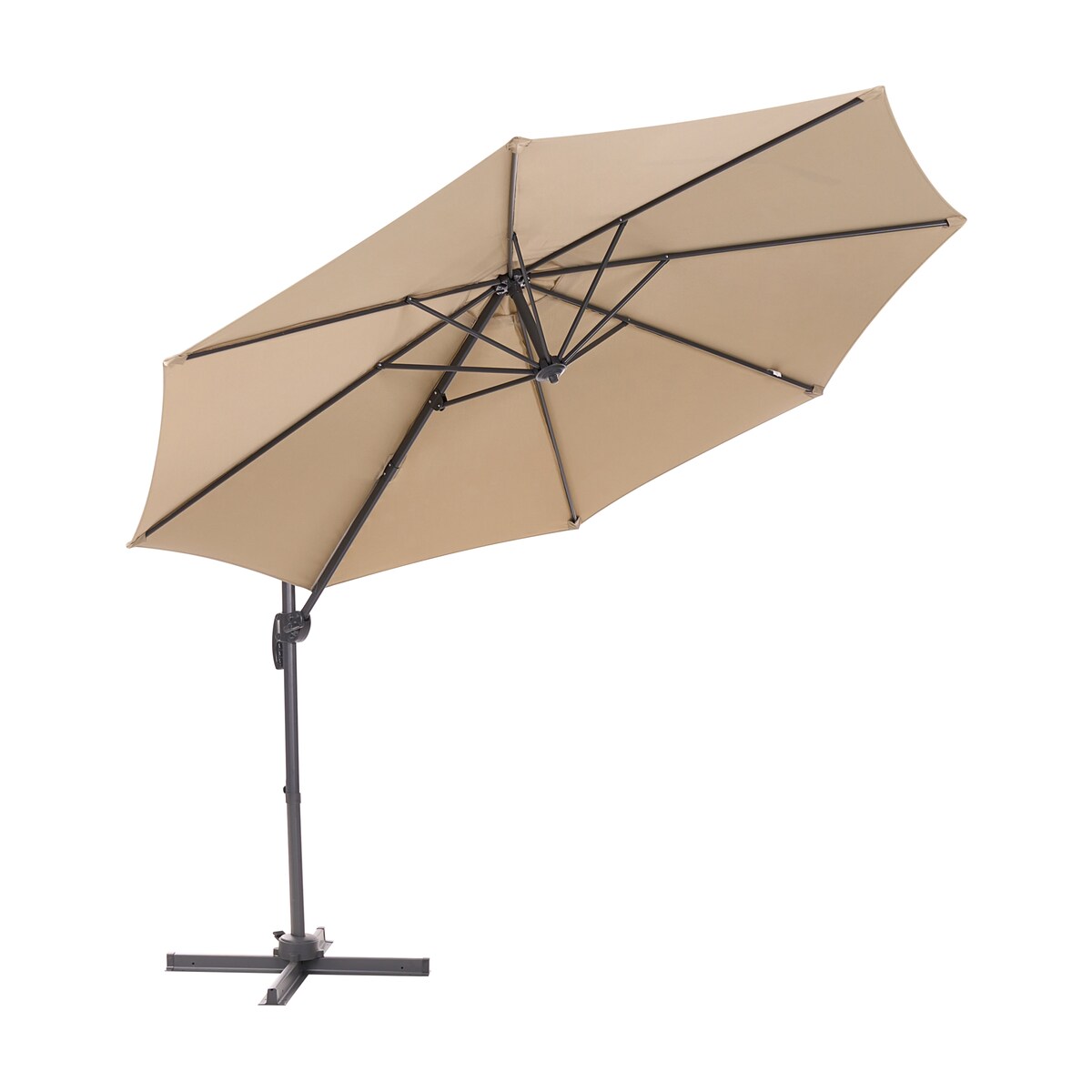 Parasol ogrodowy na wysięgniku 294 cm SAVONA Beżowy